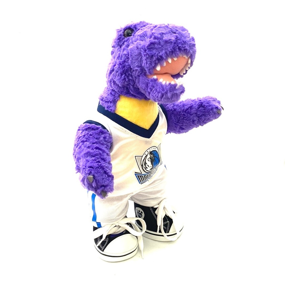 Build-A-Bear Purple Dallas Mavericks Themed Plush T-Rex